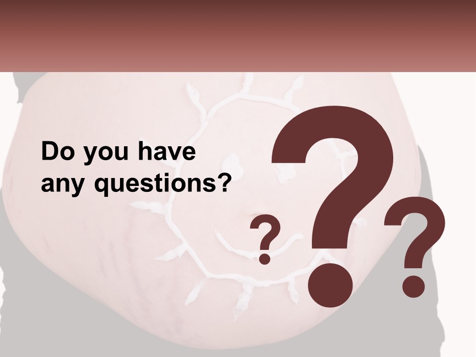 Pregnant Woman PowerPoint Template