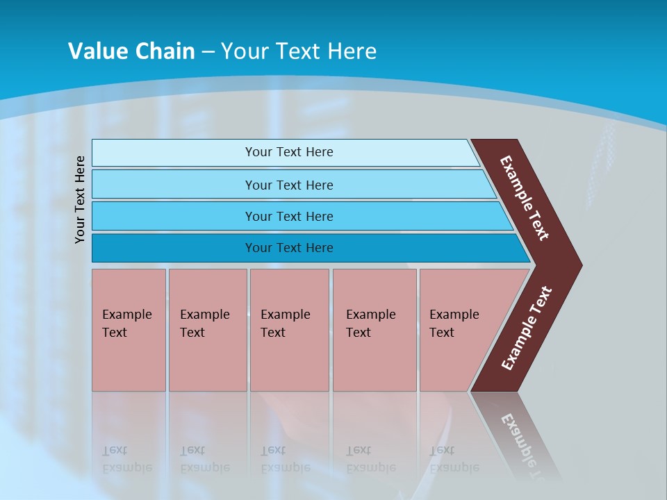 Man With A Tablet PowerPoint Template