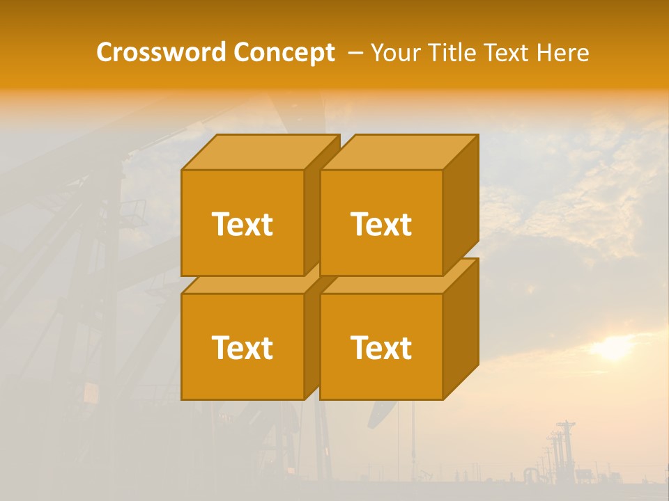 Oil Rigs PowerPoint Template