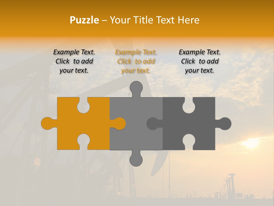 Oil Rigs PowerPoint Template