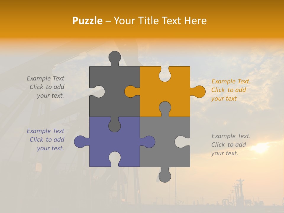 Oil Rigs PowerPoint Template
