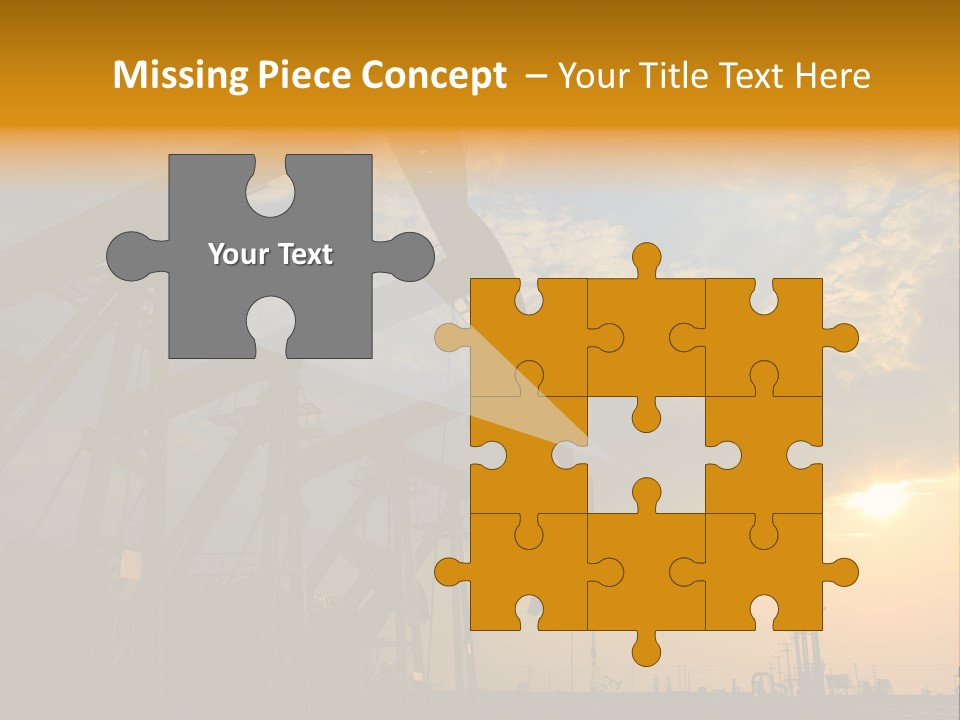 Oil Rigs PowerPoint Template