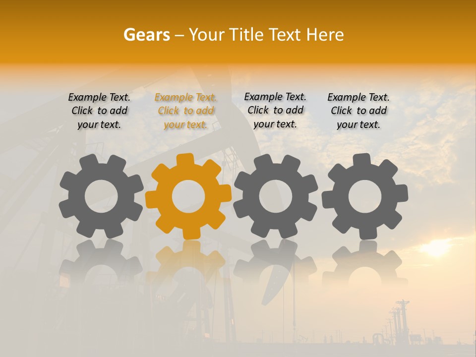 Oil Rigs PowerPoint Template