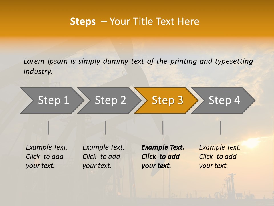 Oil Rigs PowerPoint Template