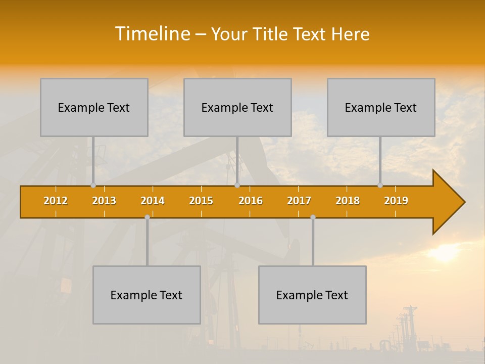 Oil Rigs PowerPoint Template