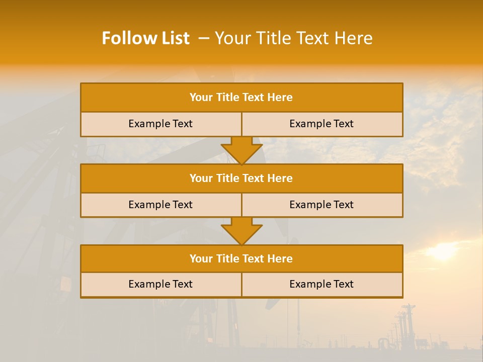 Oil Rigs PowerPoint Template