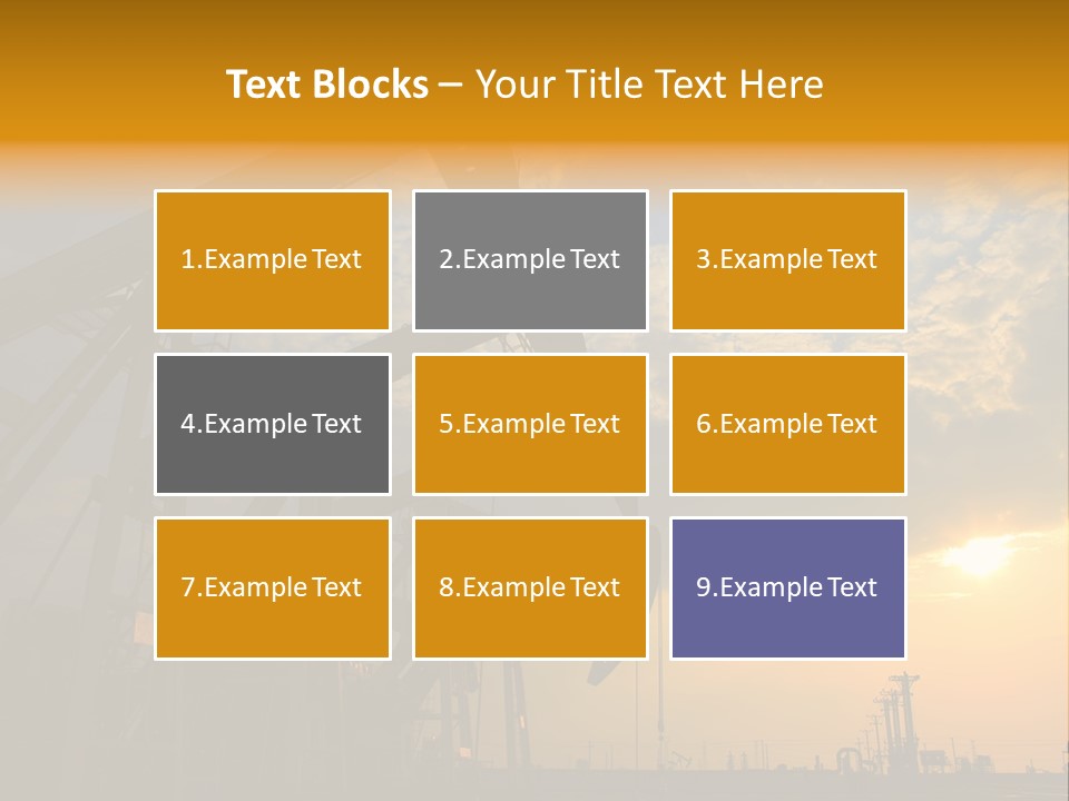 Oil Rigs PowerPoint Template