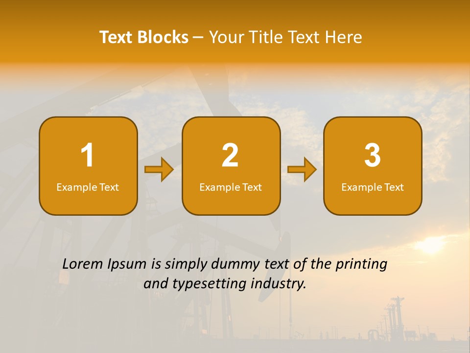Oil Rigs PowerPoint Template