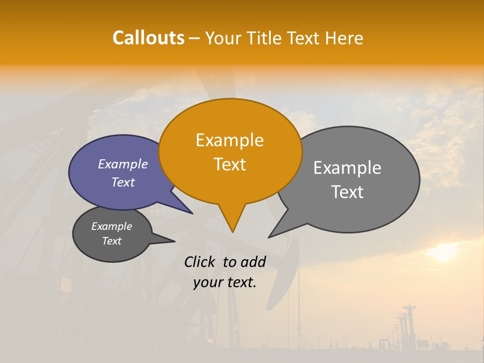 Oil Rigs PowerPoint Template