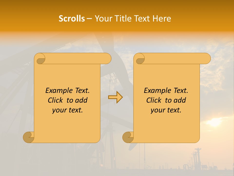 Oil Rigs PowerPoint Template