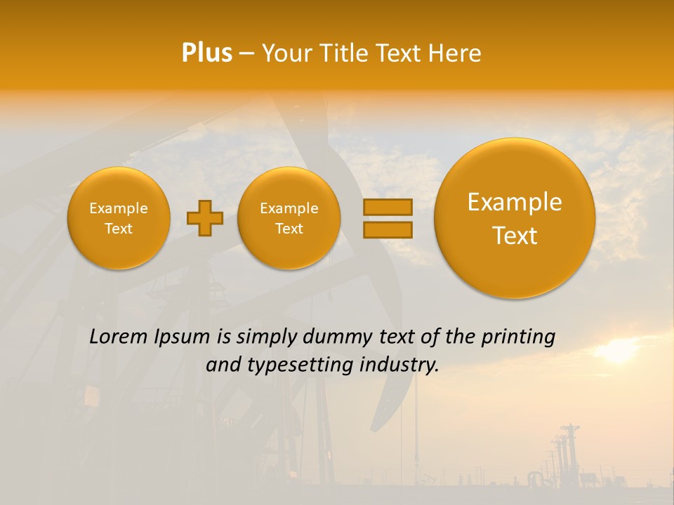 Oil Rigs PowerPoint Template