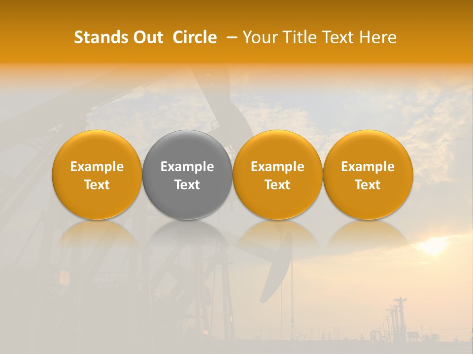 Oil Rigs PowerPoint Template