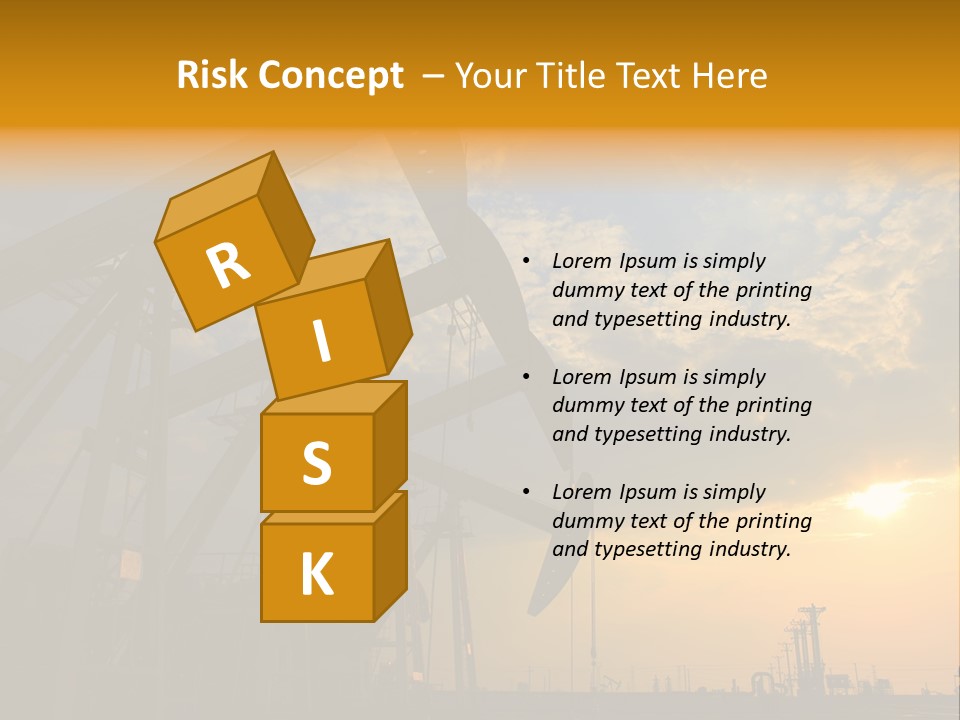 Oil Rigs PowerPoint Template