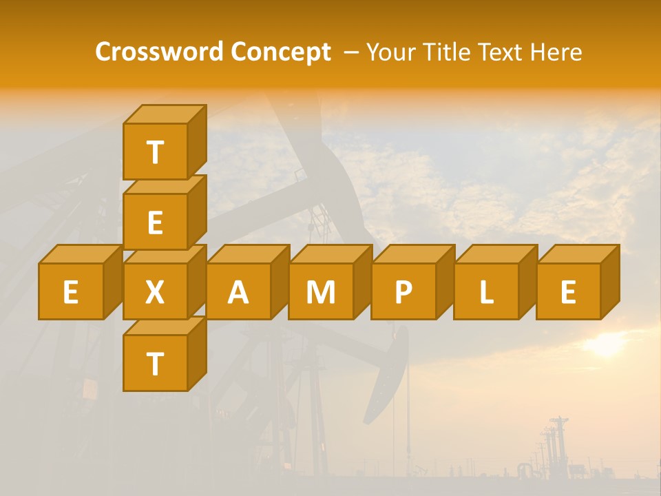 Oil Rigs PowerPoint Template