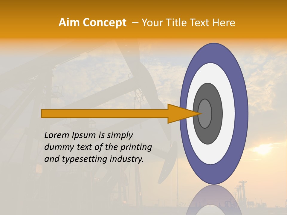 Oil Rigs PowerPoint Template