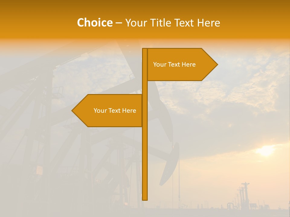 Oil Rigs PowerPoint Template