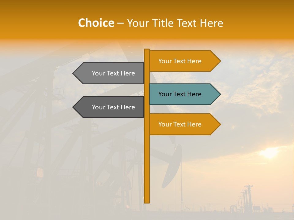 Oil Rigs PowerPoint Template