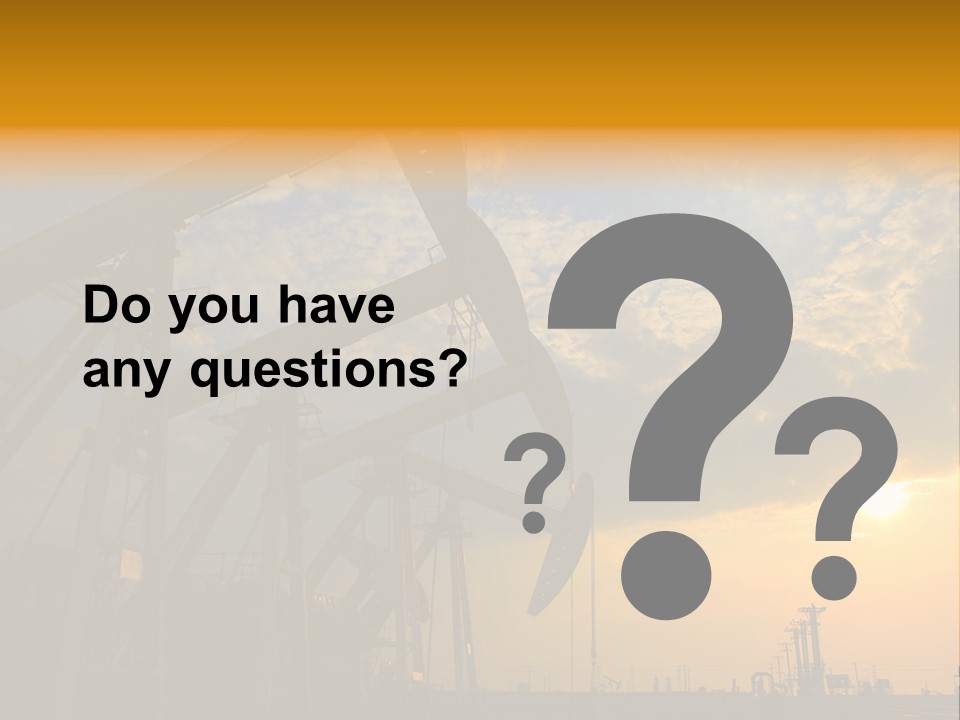 Oil Rigs PowerPoint Template