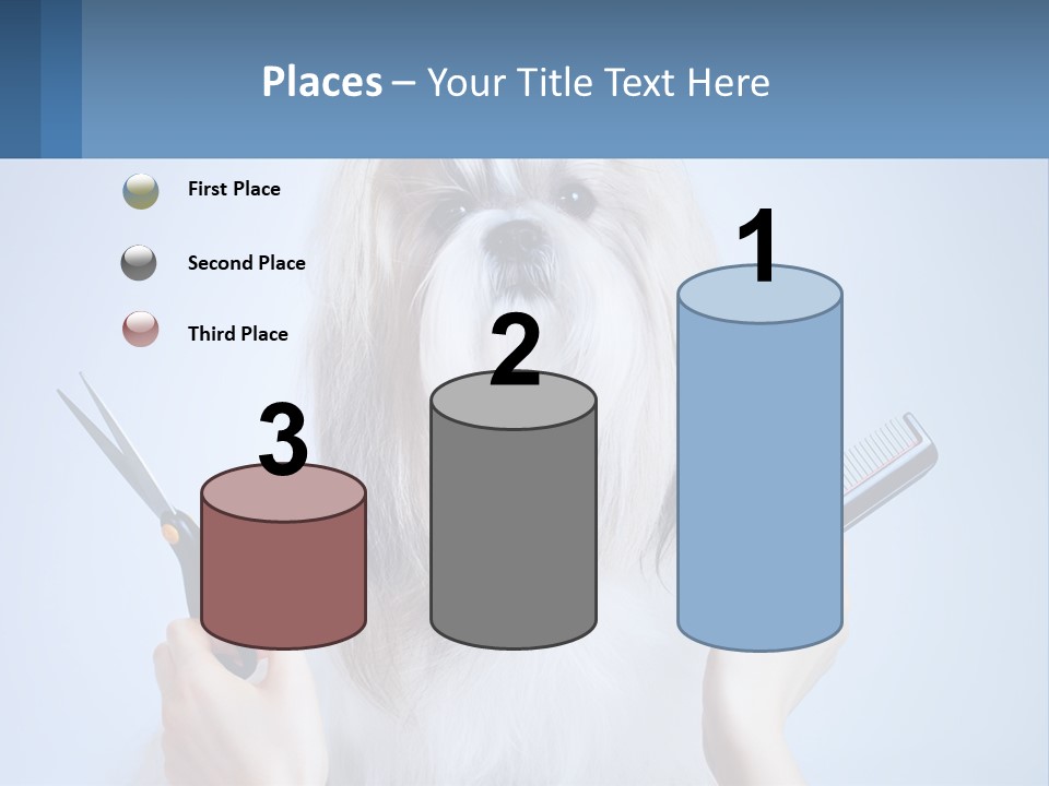 Hairdresser's Dog PowerPoint Template