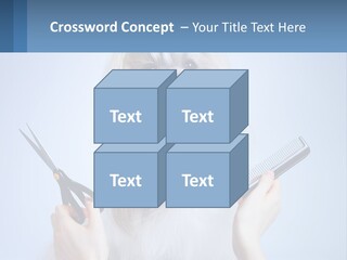 Hairdresser's Dog PowerPoint Template