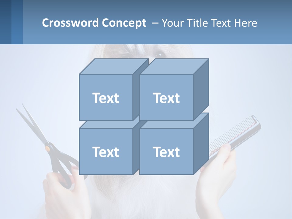 Hairdresser's Dog PowerPoint Template