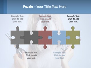 Hairdresser's Dog PowerPoint Template
