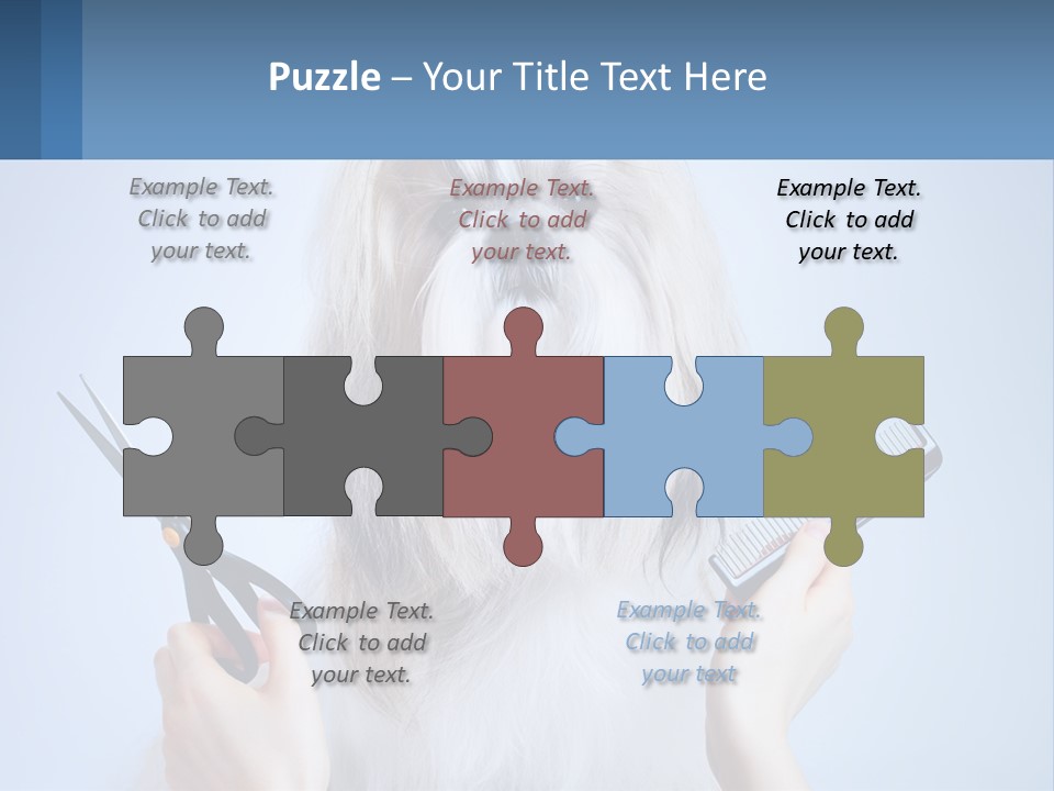 Hairdresser's Dog PowerPoint Template