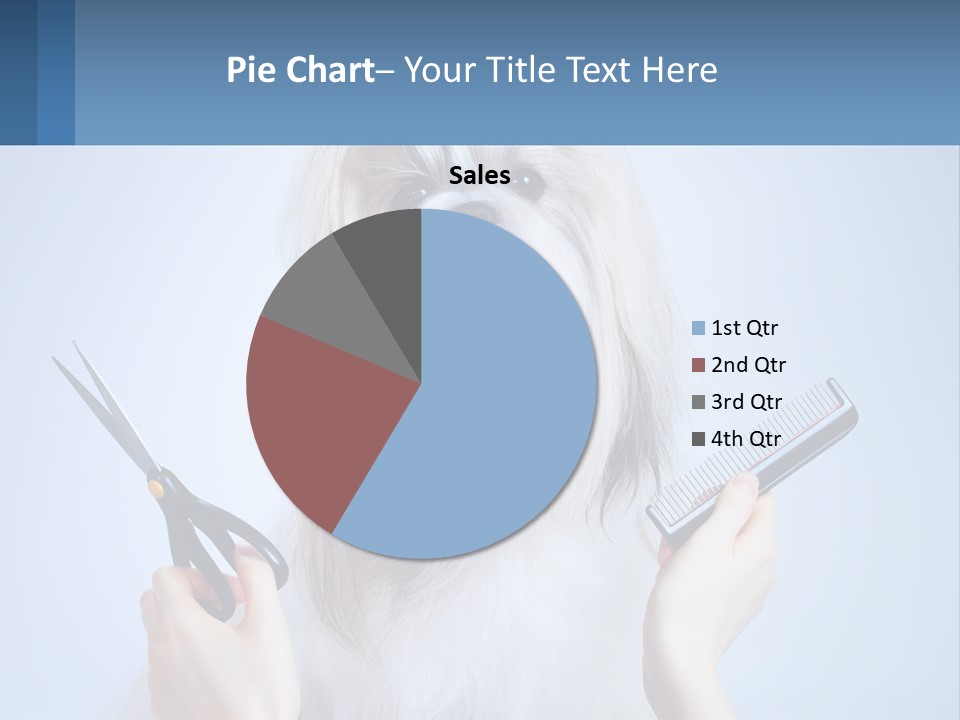 Hairdresser's Dog PowerPoint Template