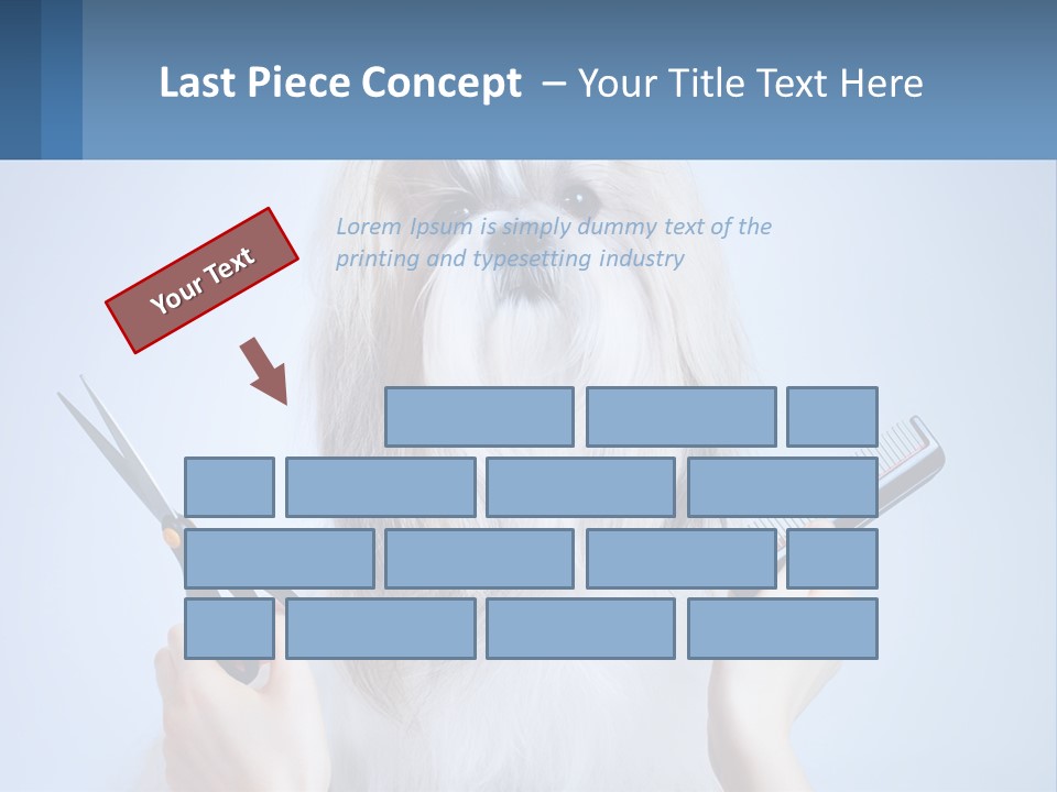 Hairdresser's Dog PowerPoint Template