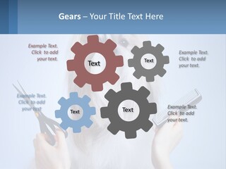 Hairdresser's Dog PowerPoint Template