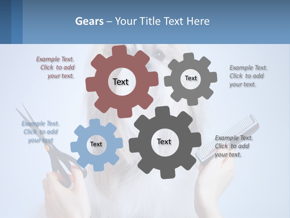 Hairdresser's Dog PowerPoint Template