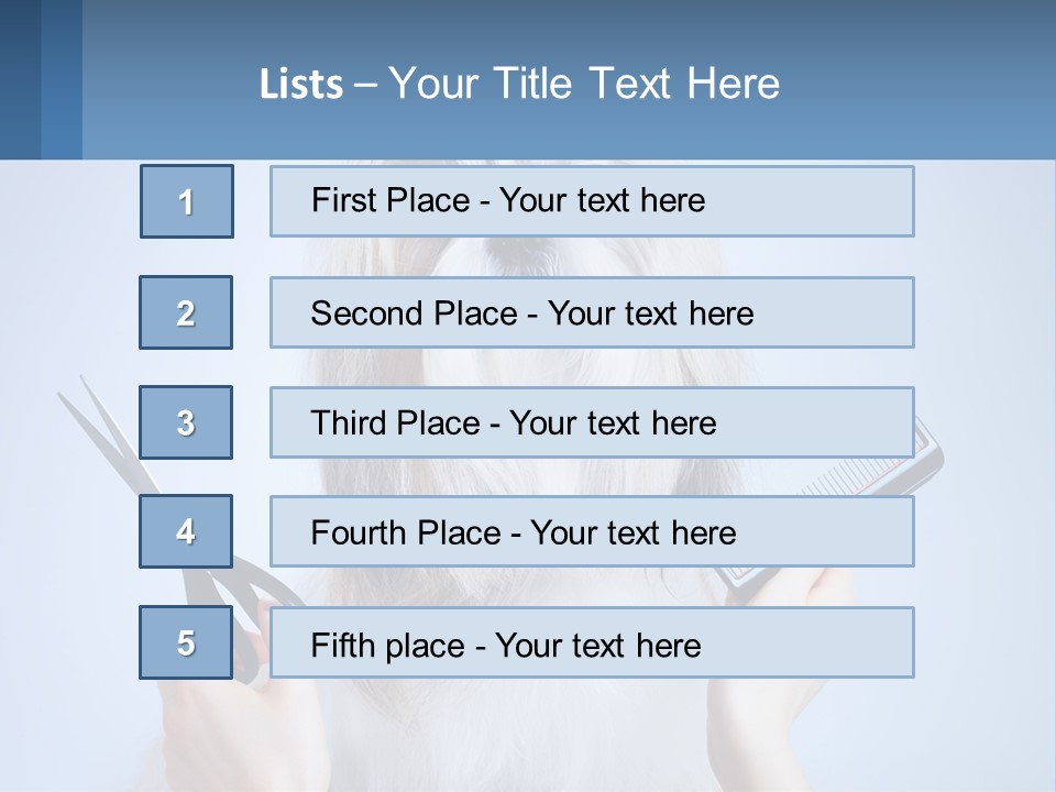 Hairdresser's Dog PowerPoint Template
