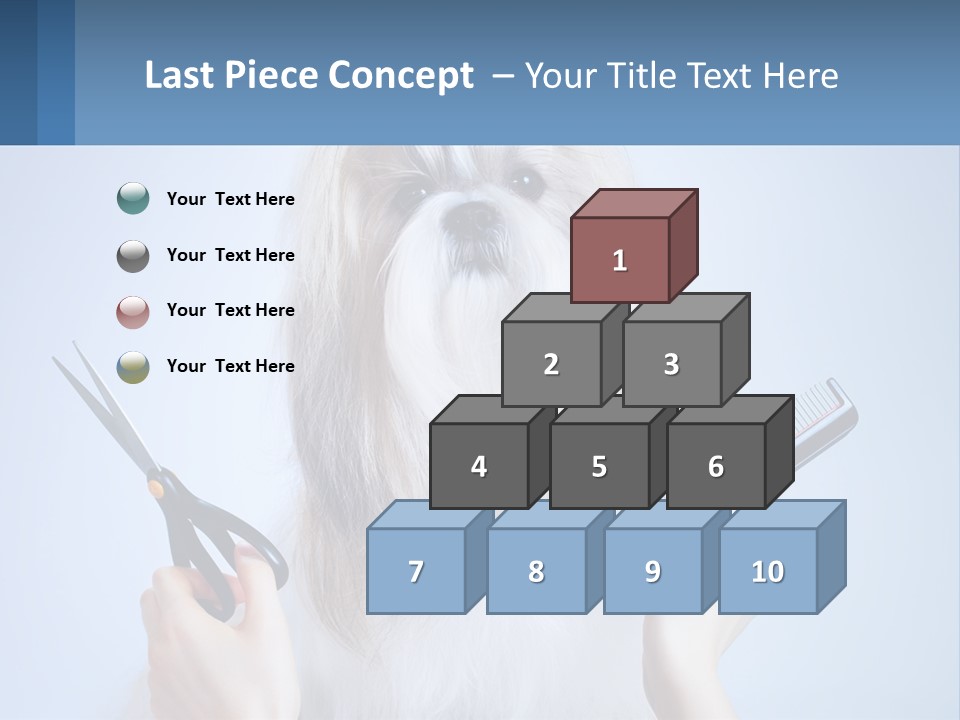 Hairdresser's Dog PowerPoint Template