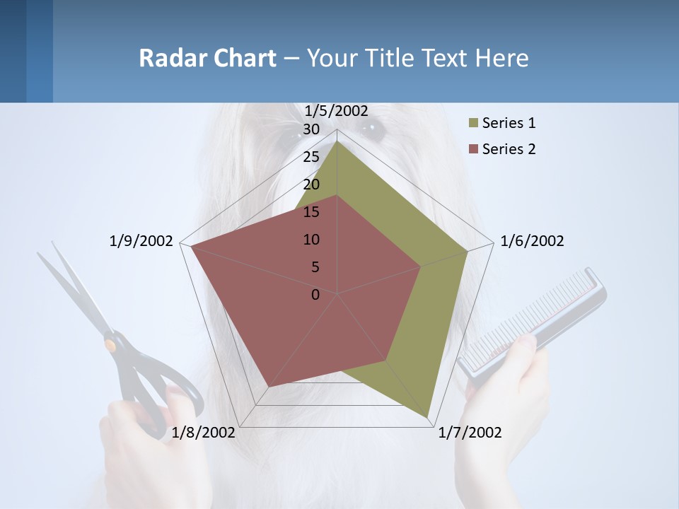 Hairdresser's Dog PowerPoint Template