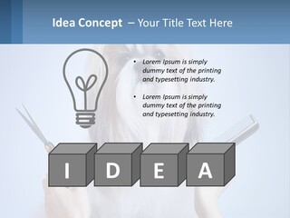Hairdresser's Dog PowerPoint Template