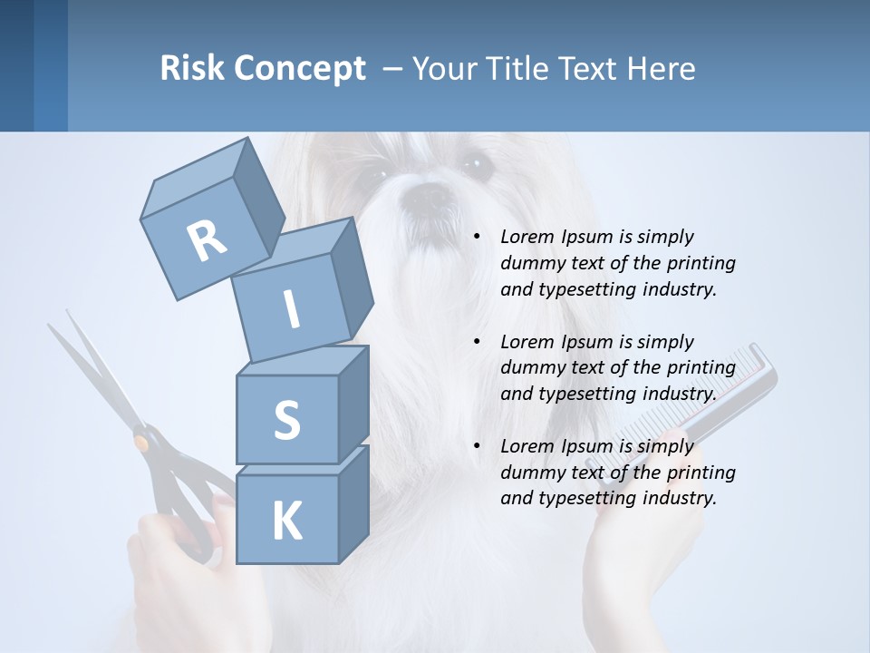 Hairdresser's Dog PowerPoint Template