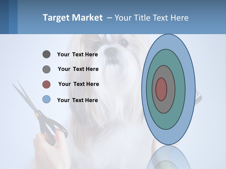 Hairdresser's Dog PowerPoint Template