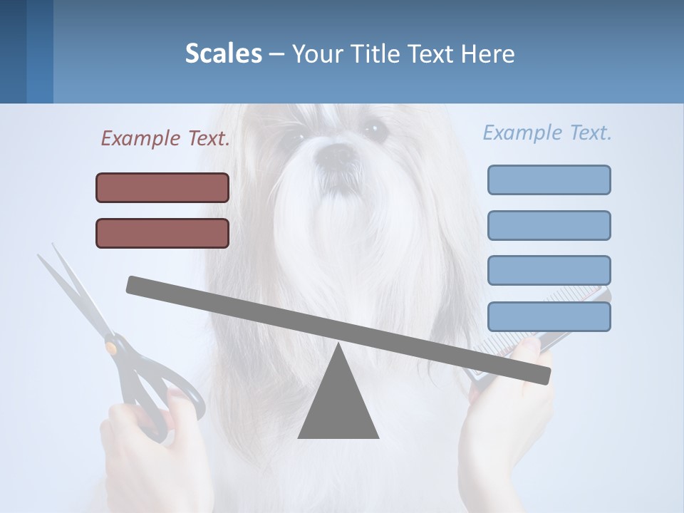 Hairdresser's Dog PowerPoint Template