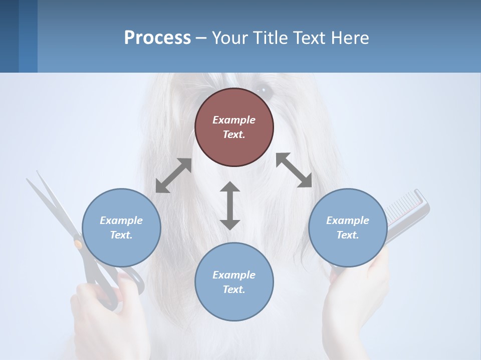 Hairdresser's Dog PowerPoint Template