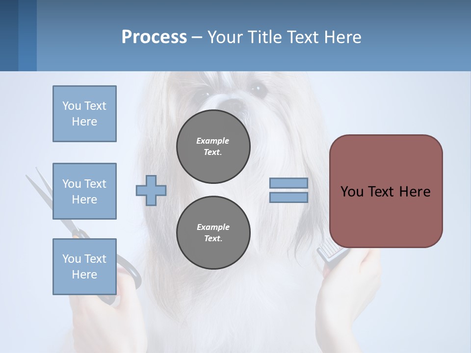 Hairdresser's Dog PowerPoint Template