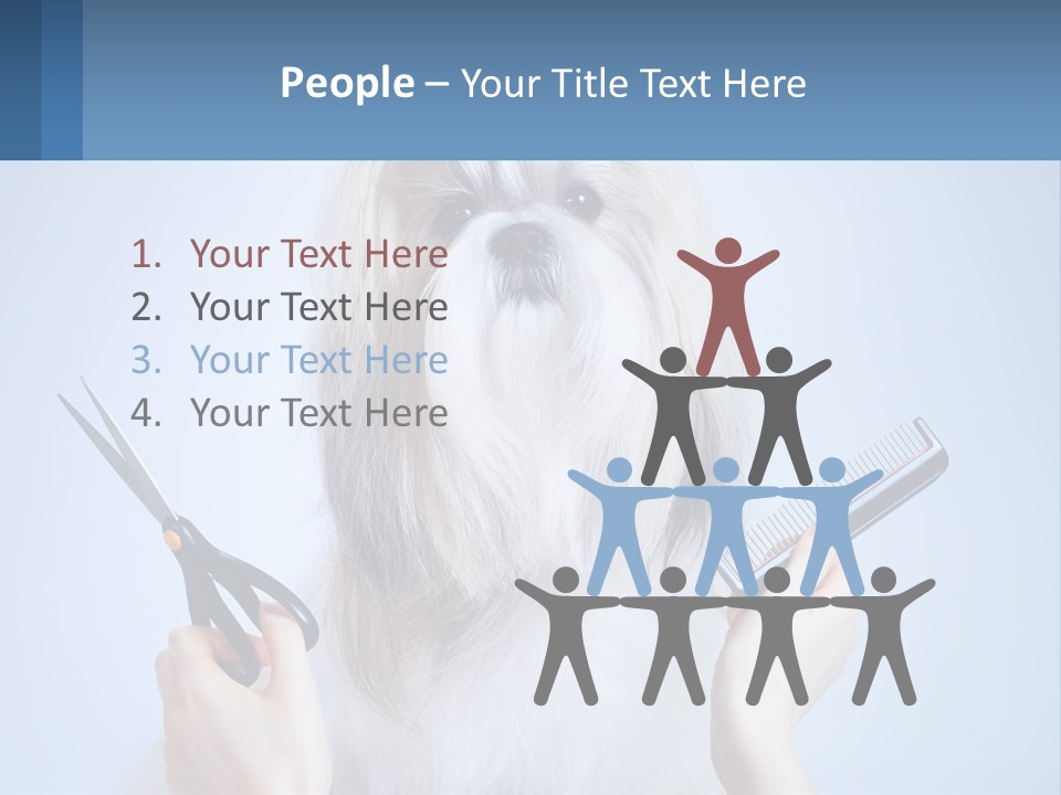 Hairdresser's Dog PowerPoint Template