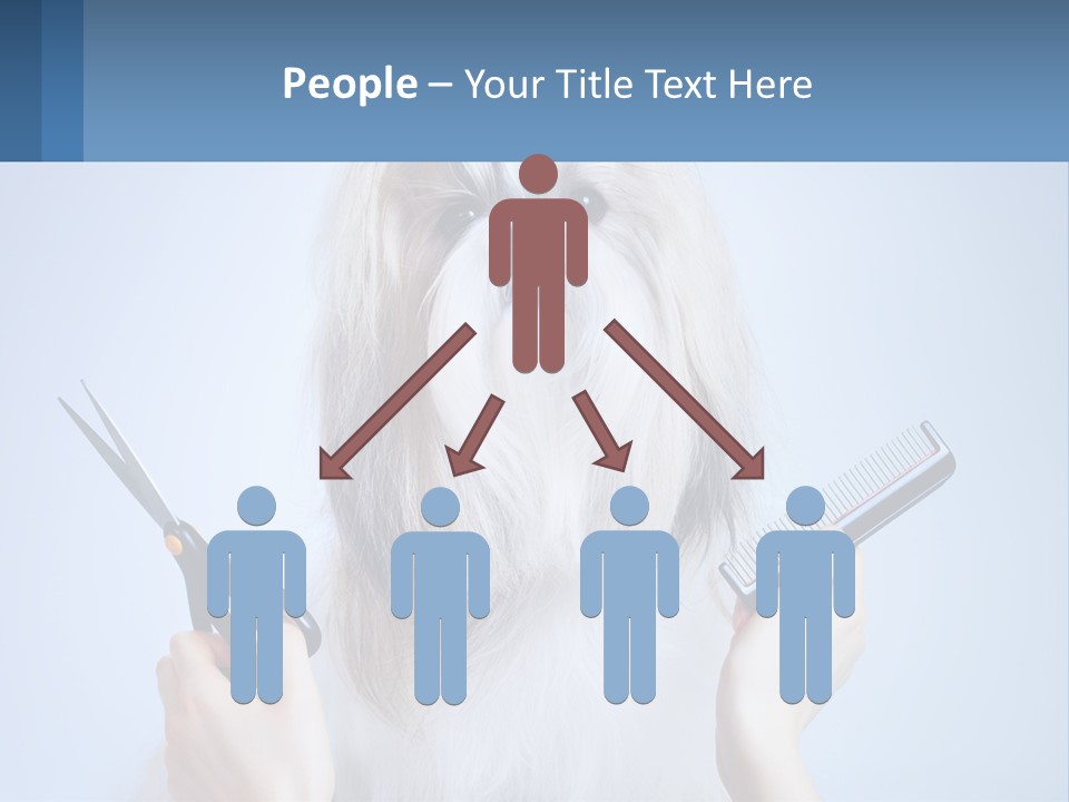 Hairdresser's Dog PowerPoint Template