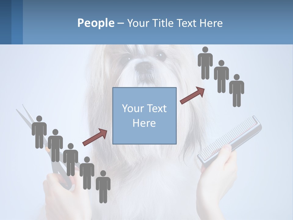 Hairdresser's Dog PowerPoint Template
