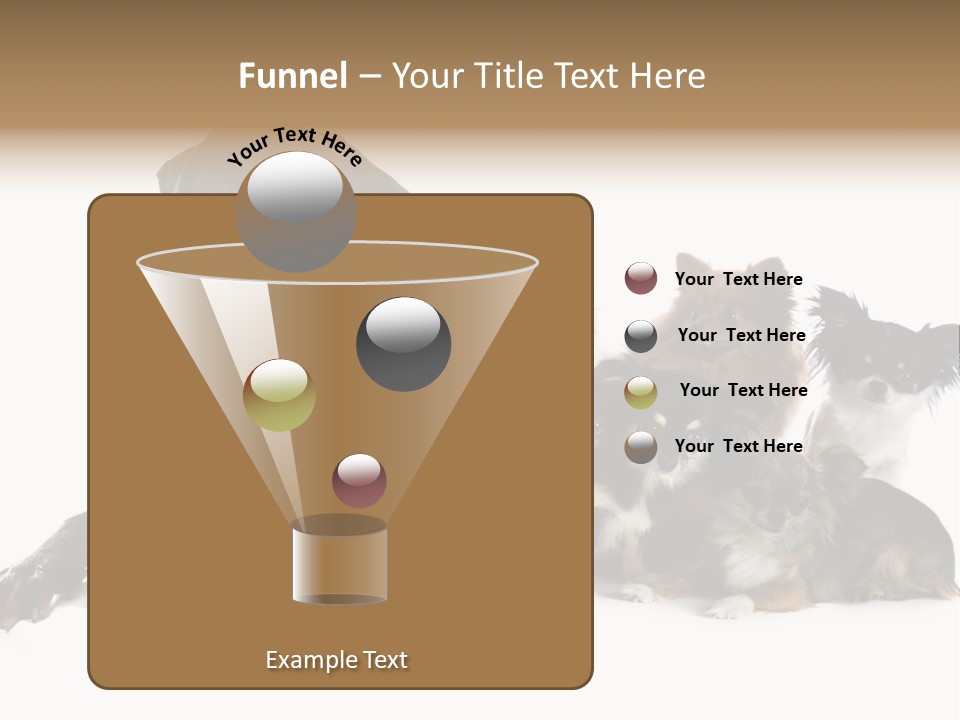 Family Photo Of Dogs PowerPoint Template