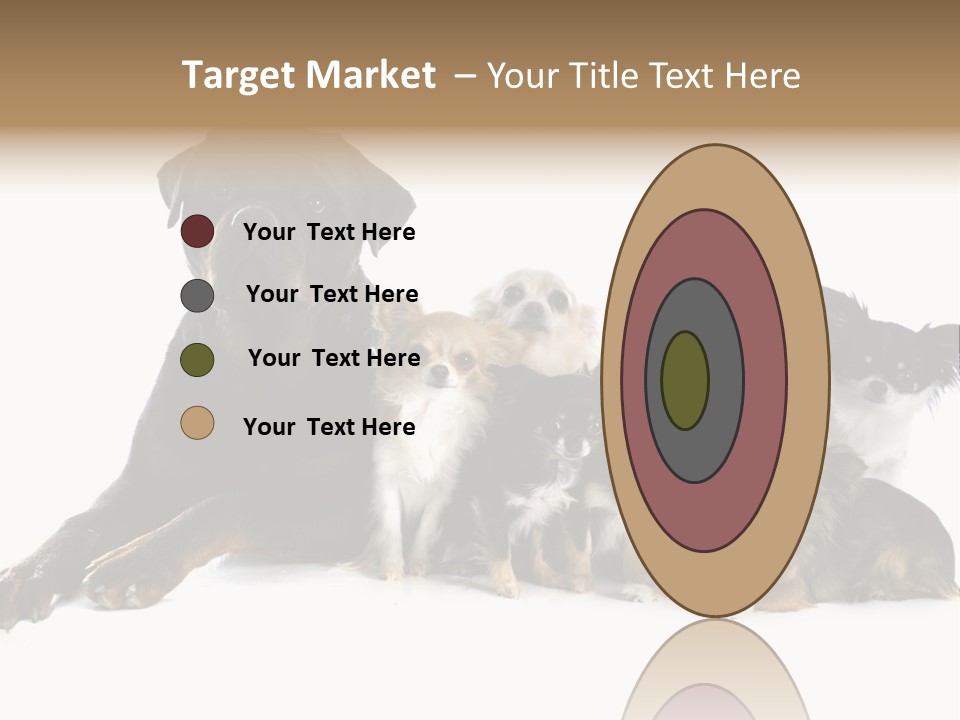 Family Photo Of Dogs PowerPoint Template