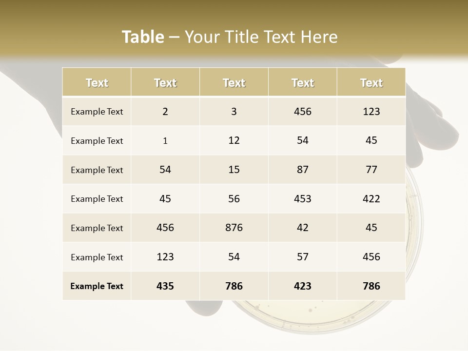 Petri Dish PowerPoint Template