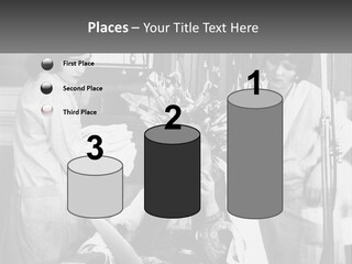 The Girl At The Hairdresser PowerPoint Template