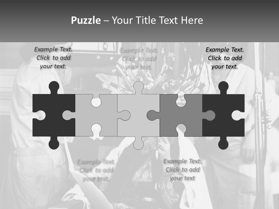 The Girl At The Hairdresser PowerPoint Template