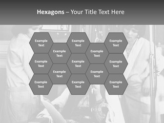 The Girl At The Hairdresser PowerPoint Template