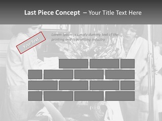 The Girl At The Hairdresser PowerPoint Template